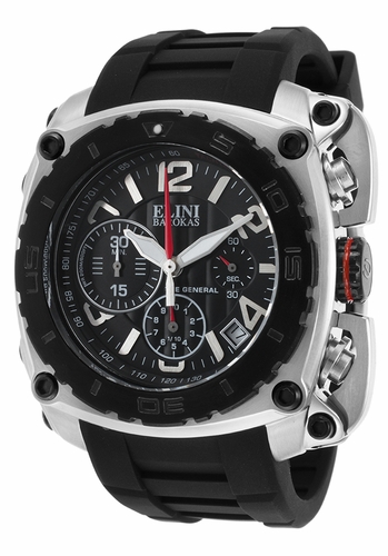 Elini Barokas ELINI-20010-01-BB The General Mens Chronograph Quartz Watch