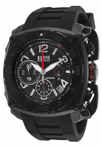 Elini Barokas ELINI-20010-BB-01 The General Mens Chronograph Quartz Watch