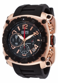 Elini Barokas ELINI-20010-RG-01-BB The General Mens Chronograph Quartz Watch Elini Barokas ELINI-20010-RG-01-BB The General Mens Chronograph Quartz Watch