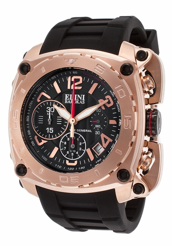 Elini Barokas ELINI-20010-RG-01 The General Mens Chronograph Quartz Watch
