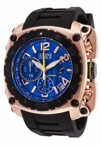 Elini Barokas ELINI-20010-RG-03-BB The General Mens Chronograph Quartz Watch