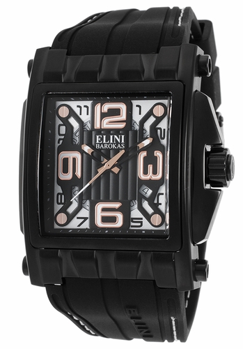 Elini Barokas ELINI-20011-BB-01-RA Captain Mens Quartz Watch