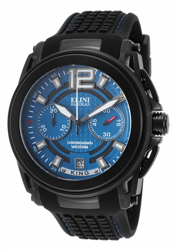 Elini Barokas ELINI-20014-BB-03 King Mens Chronograph Quartz Watch