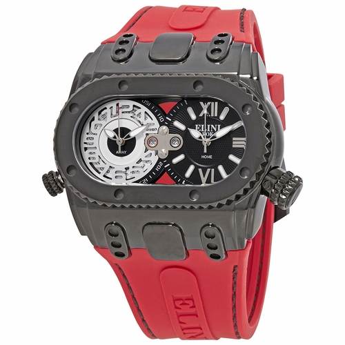 Elini Barokas ELINI-20019-BB-01-RDS Genesis World Mens Quartz Watch