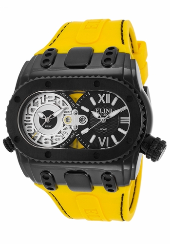 Elini Barokas ELINI-20019-BB-01-YS Genesis World Mens Quartz Watch