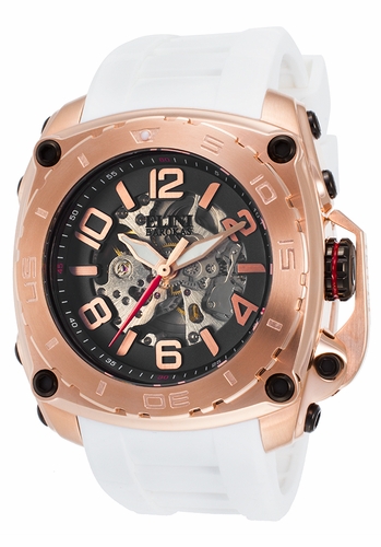 Elini Barokas ELINI-20027-RG-01-WHT Automatic Watch
