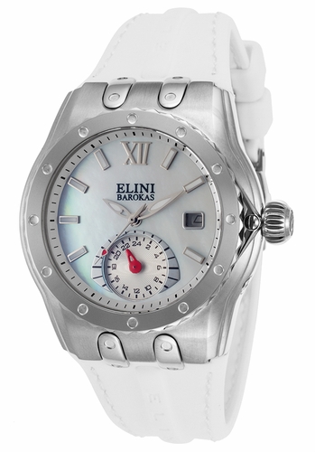 Elini Barokas ELINI-20029-02-WHT Genesis Vision Ladies Quartz Watch