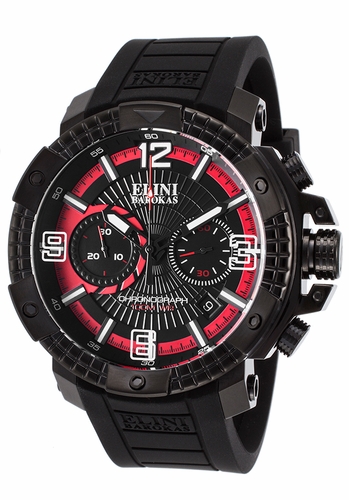Elini Barokas ELINI-20033-BB-01-RDA Arena Mens Chronograph Quartz Watch