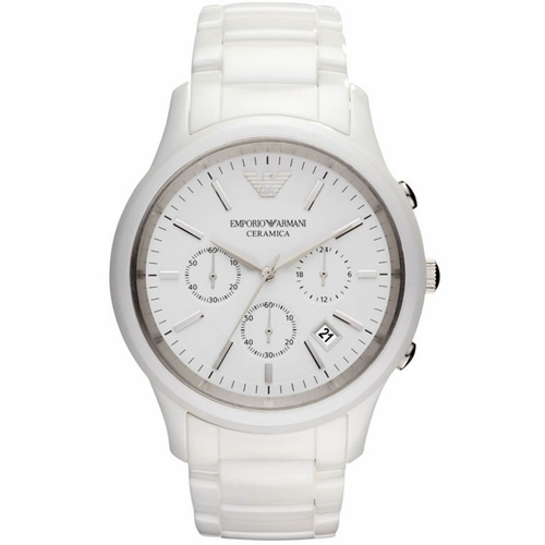 Emporio Armani AR1453 Ceramica Mens Chronograph Quartz Watch