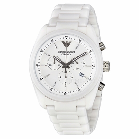 Emporio Armani AR1493 Ceramica Ladies Chronograph Quartz Watch