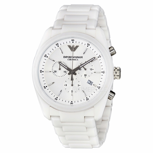 Emporio Armani AR1493 Ceramica Ladies Chronograph Quartz Watch