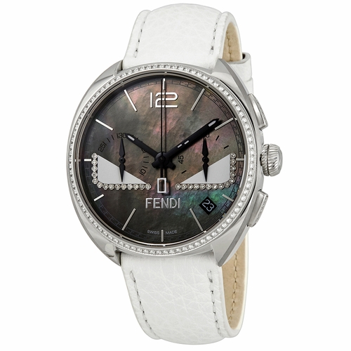 Fendi F214011441E1 Momento Ladies Chronograph Quartz Watch