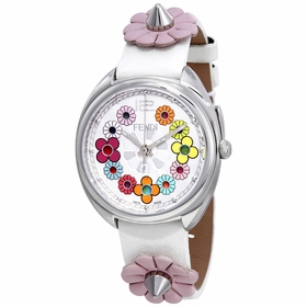 Fendi F234034041 Momento Flowerland Ladies Quartz Watch