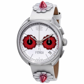 Fendi F235014747 Momento Flowerland Ladies Chronograph Quartz Watch