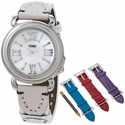Fendi F8010345H0/SET2 Selleria Ladies Quartz Watch