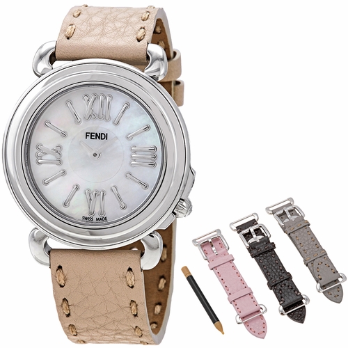 Fendi F8010345H0/SET3 Selleria Ladies Quartz Watch