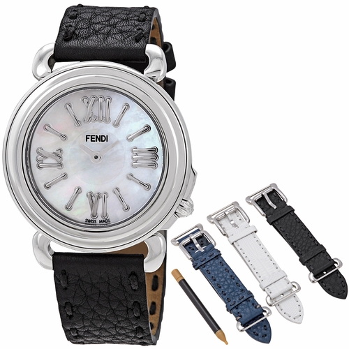 Fendi F8010345H0/SET5 Selleria Ladies Quartz Watch