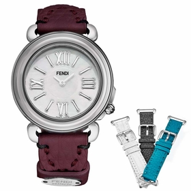 Fendi F8010345H0SET12 Selleria Ladies Quartz Watch