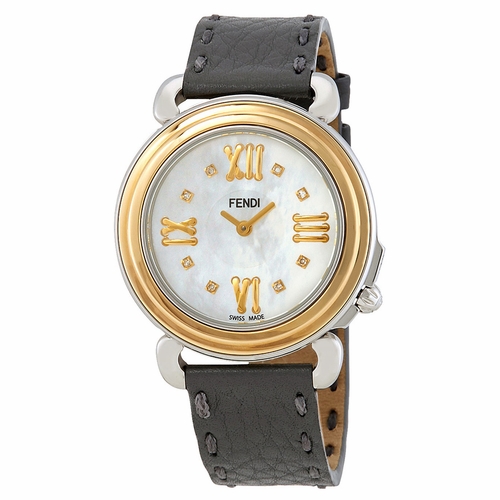 Fendi F8011345H0D1 Selleria Ladies Quartz Watch