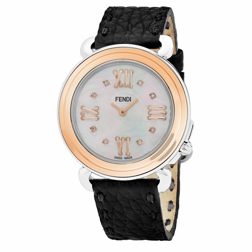 Fendi F8012345H0D1N01 Selleria Ladies Quartz Watch