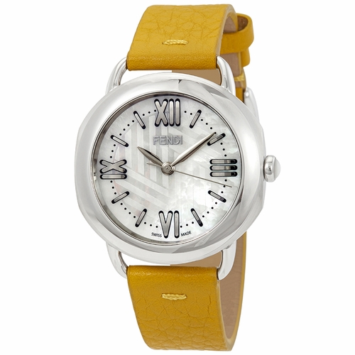 Fendi F8020345H0LL2-YL Selleria Ladies Quartz Watch