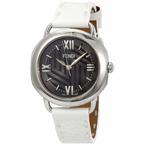 Fendi F8020360H0-WH Selleria Ladies Quartz Watch