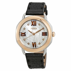 Fendi F8022345H0D1-BK Selleria Ladies Quartz Watch