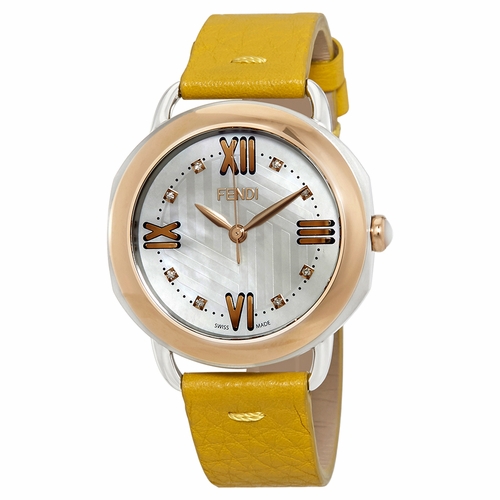 Fendi F8022345H0D1-YL Selleria Ladies Quartz Watch