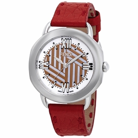 Fendi F8110355H0-RD Selleria Ladies Quartz Watch