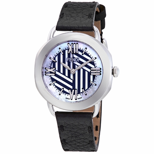 Fendi F8110365H0-BK Selleria Ladies Quartz Watch