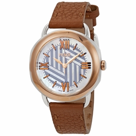 Fendi F8112365H0-BR Selleria Ladies Quartz Watch