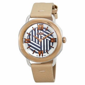 Fendi F8112365H0-PK Selleria Ladies Quartz Watch