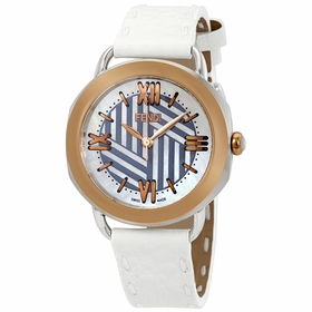 Fendi F8112365H0-WH Selleria Ladies Quartz Watch