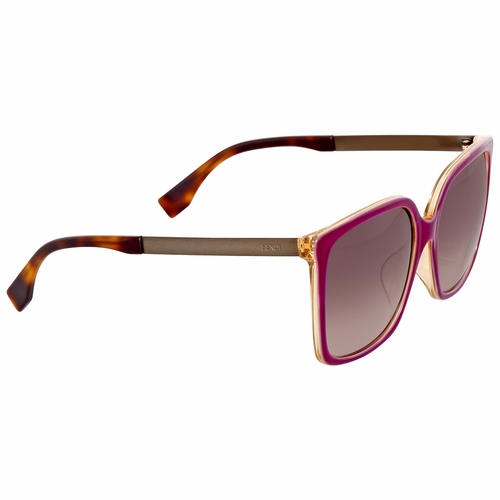 Fendi FF 0076/F/S DXV\XQ Logo Ladies  Sunglasses
