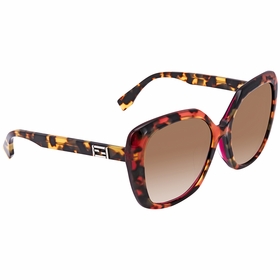 Fendi FF 0107/F/S D4Y/DB FF0107FS Ladies  Sunglasses