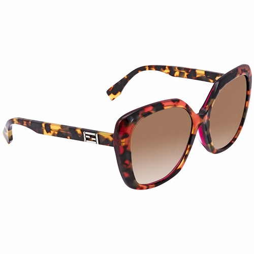 Fendi FF 0107/F/S D4Y/DB FF0107FS Ladies  Sunglasses