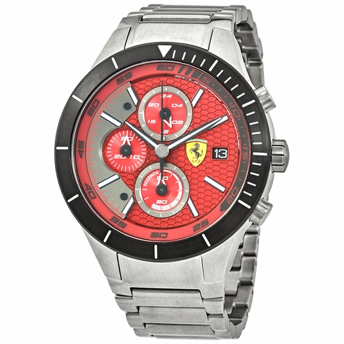 Ferrari 830269 Red Rev Evo Mens Chronograph Quartz Watch