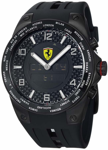 Ferrari FE05IPBFC World Time Mens Chronograph Quartz Watch