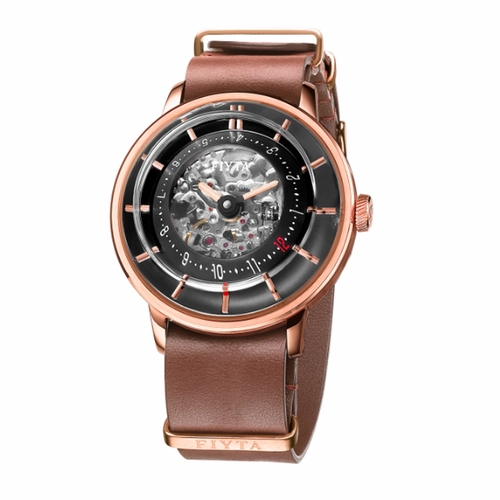 Fiyta WGA868000.PBR 3D-TIME Mens Automatic Watch