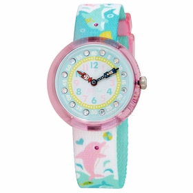 Flik Flak ZFBNP035 Splashy Dolphins Girls Quartz Watch