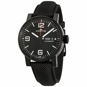 Fortis 623.18.18 LP.10 Spacematic Stealth Mens Automatic Watch