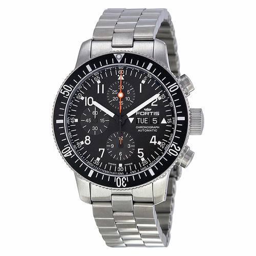 Fortis 638.10.11 M B-42 Cosmonaut Mens Chronograph Automatic Watch