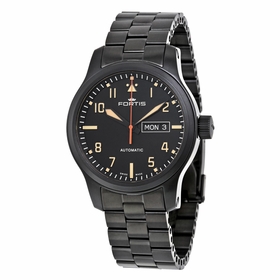 Fortis 655.18.18 M Aeromaster Stealth Mens Automatic Watch