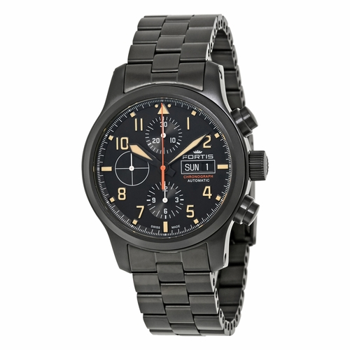 Fortis 656.18.18 M Aeromaster Stealth Mens Chronograph Automatic Watch