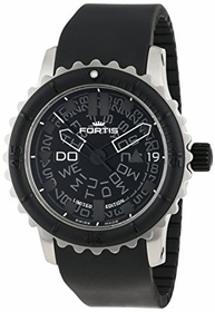 Fortis 675.10.81 K Big Black Mens Automatic Watch