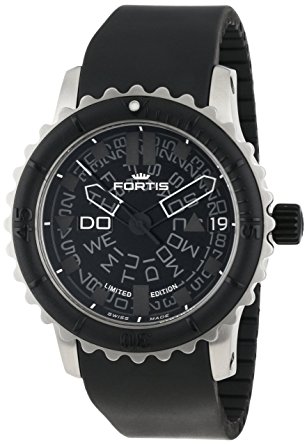 Fortis 675.10.81 K Big Black Mens Automatic Watch