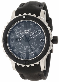 Fortis 675.10.81 L.01 B-42 Big Black Mens Automatic Watch
