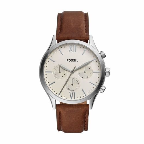 Fossil Fenmore Multi function Quartz Cream Dial Mens Watch BQ2363 Fossil Fenmore Multi function Quartz Cream Dial Mens Watch BQ2363