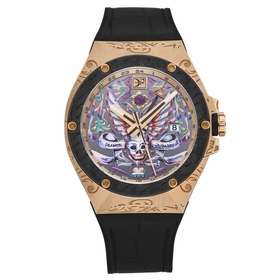 Franck Dubarry REV0501 Fileteado GMT Mens Automatic Watch