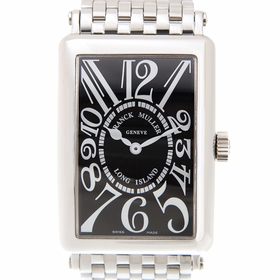 Franck Muller 1002QZ(AC)-BK Long Island Unisex Quartz Watch